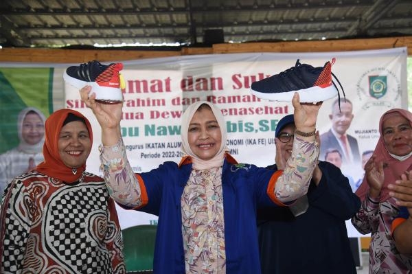 Nawal Lubis Hadiri Silaturahmi IKA FE UISU, Ajak Alumni Peduli Stunting dan Narkoba